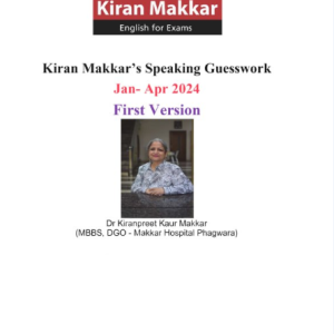 کتاب Makkar IELTS Speaking Guesswork Jan-Apr 2024 Final