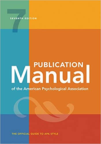 کتاب Publication Manual of the American Psychological Association: 7th Edition APA