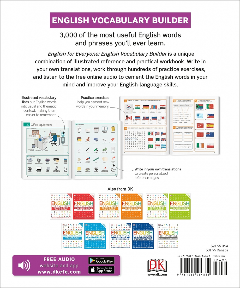 انگلیش فور اوری وان رنگی English for Everyone: English Vocabulary Builder
