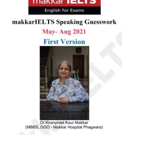 کتاب Makkar IELTS Speaking Guesswork May - Aug 2021