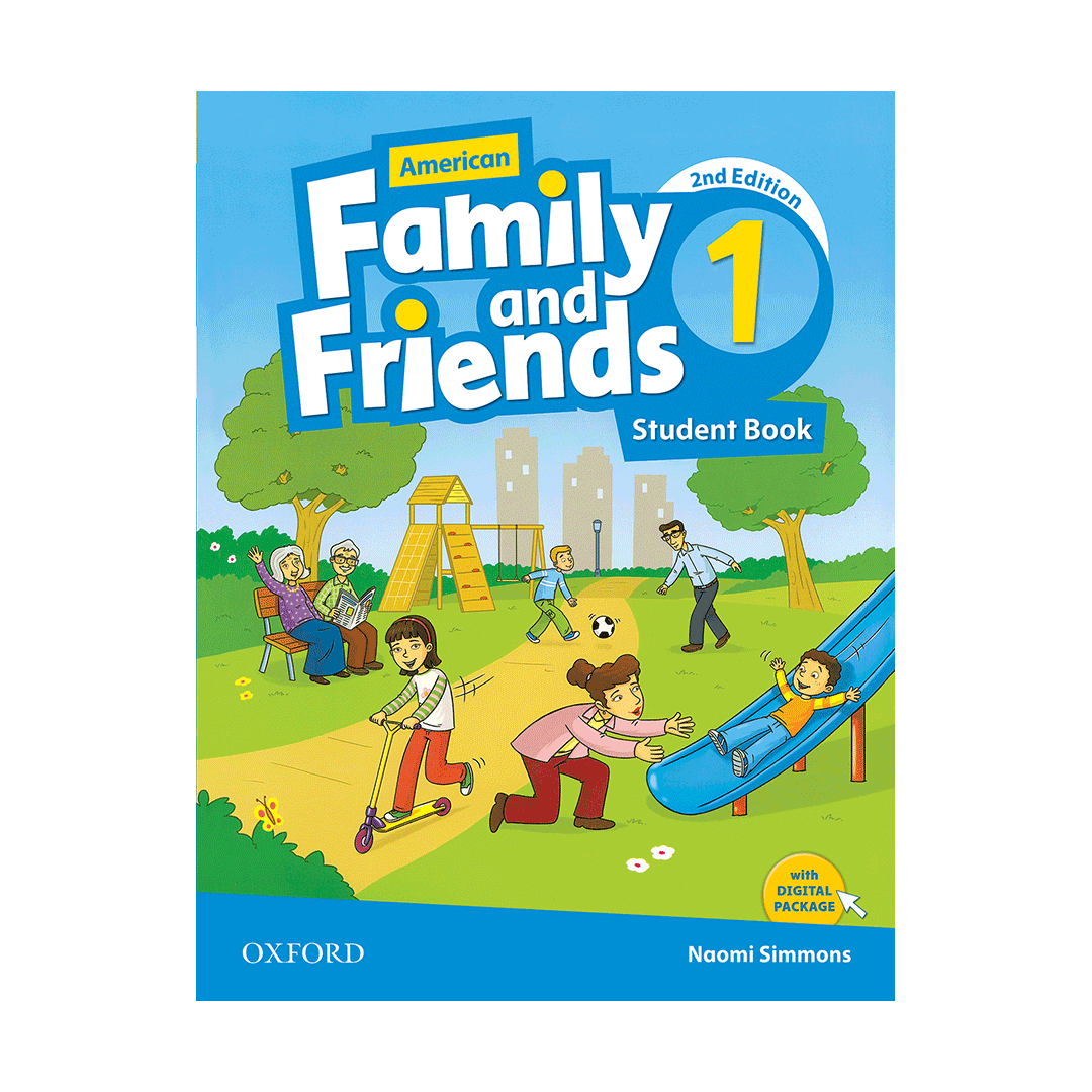 کتاب زبان کودکان امریکن فمیلی اند فرندز یک ویرایش دوم American Family and Friends 1 (2nd) SB+WB تحریر