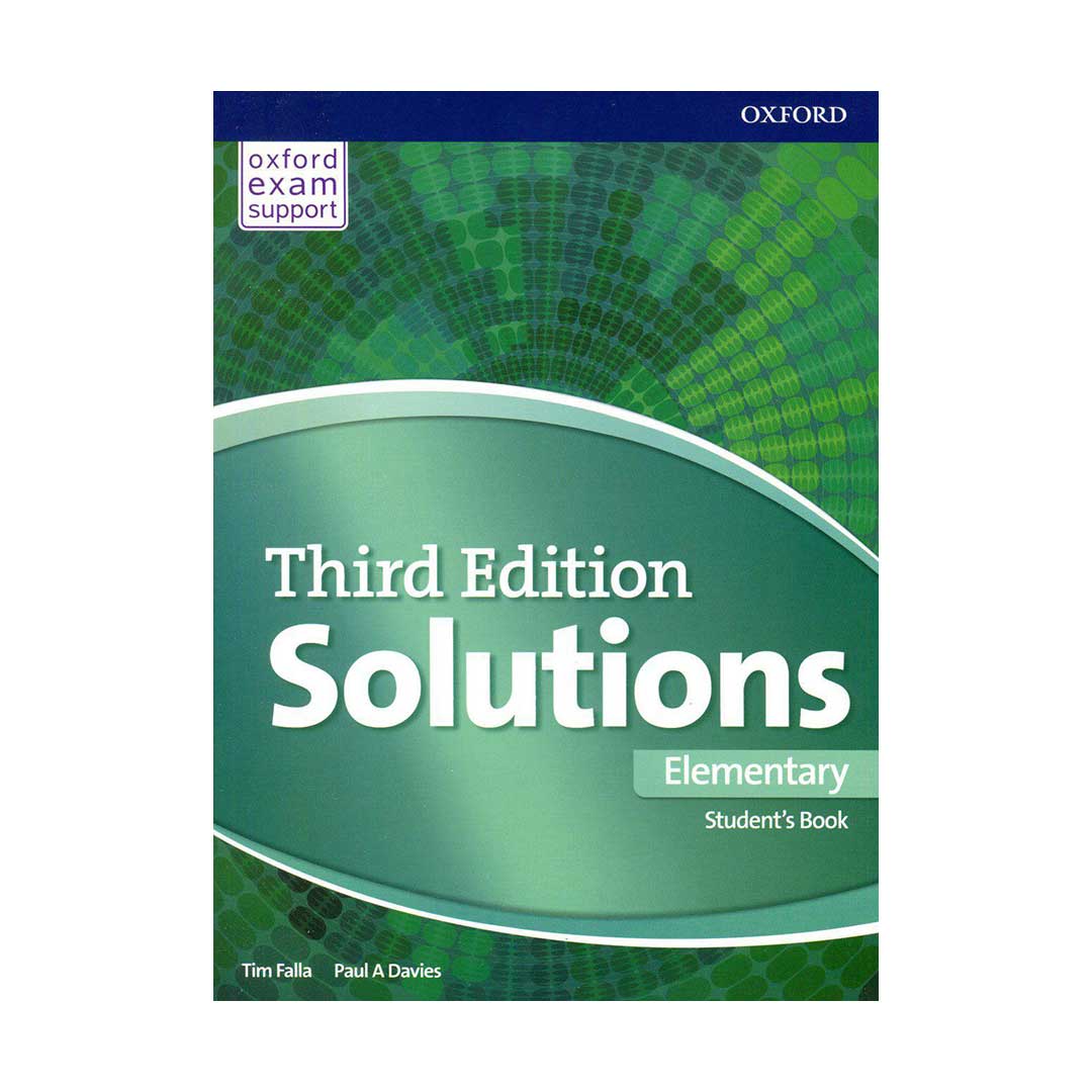 کتاب سولوشن المنتری ویرایش سوم Solutions 3rd Elementary (SB+WB)