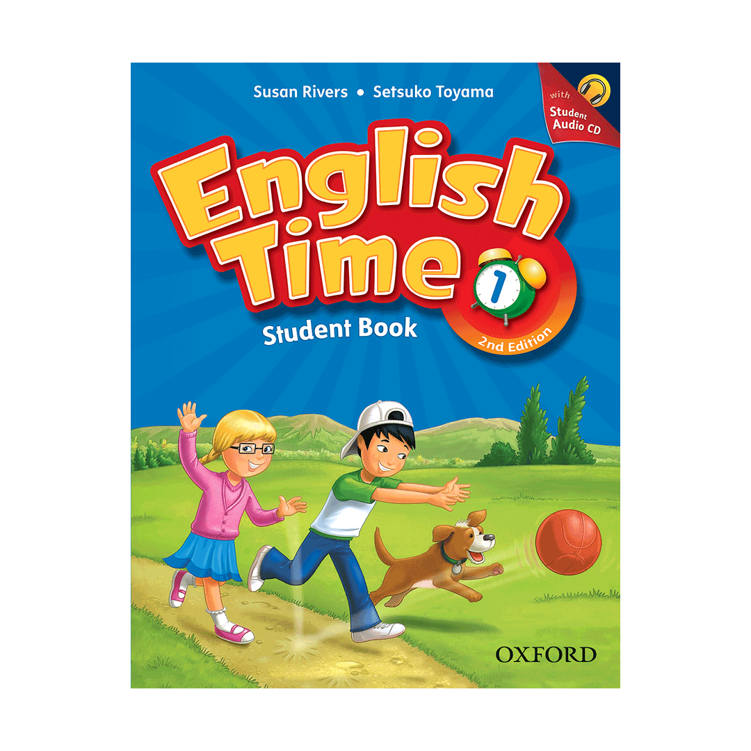 کتاب انگلیش تایم 1 QR+ English Time 1 (2nd) SB+WB وزیری