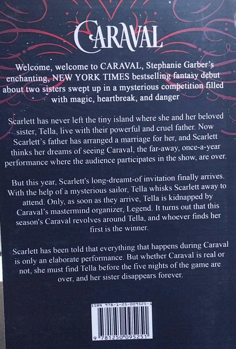 کتاب Caraval by Stephanie Garber جلد سخت