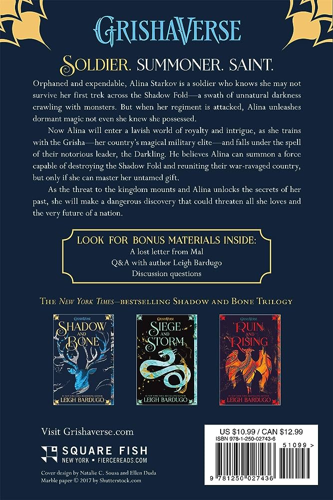 کتاب Shadow and Bone by Leigh Bardugo