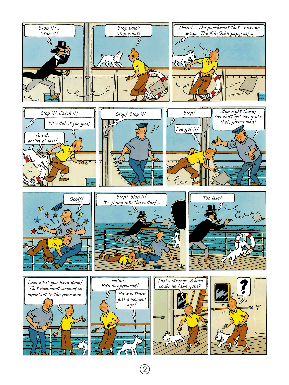 کتاب Tintin Cigars of the Pharaoh by Hergé