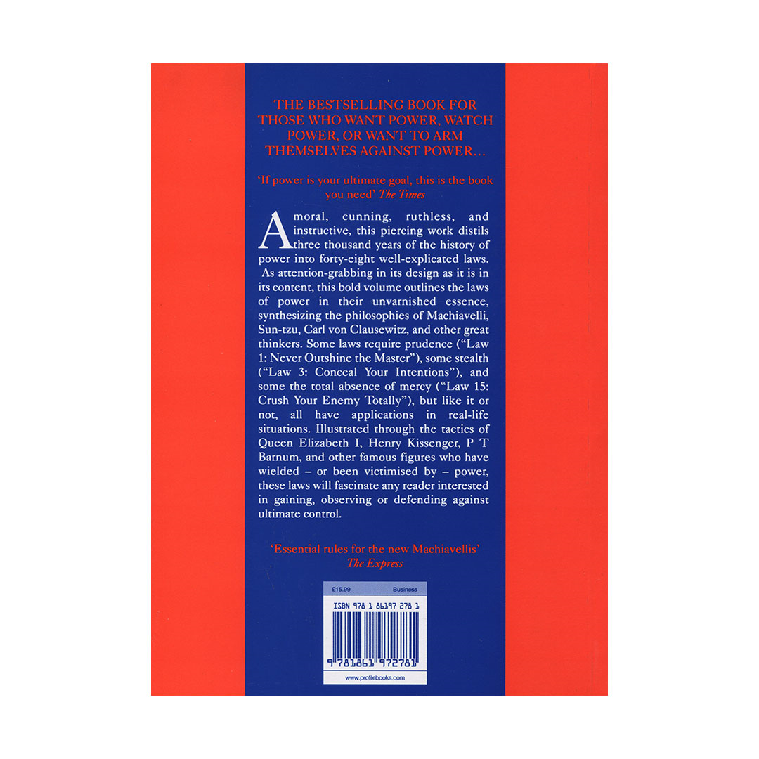 کتاب The 48 Laws Of Power by Robert Greene