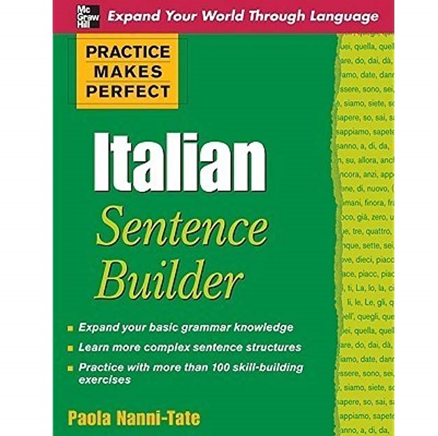 کتاب Practice Makes Perfect Italian Sentence Builder