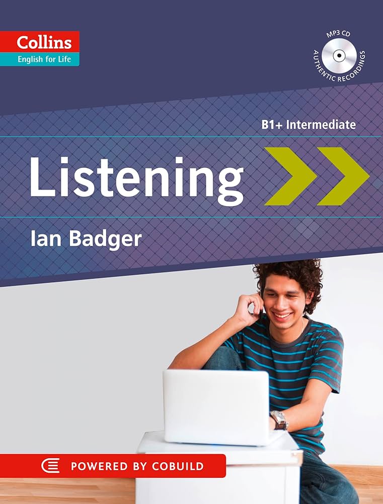 کتاب collins english for life- listening b1+ intermediate رنگی