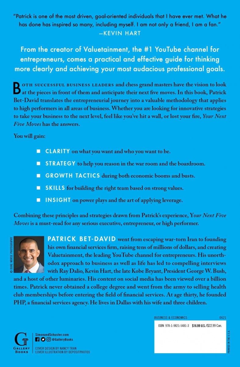 کتاب Your Next Five Moves by Patrick Bet-David