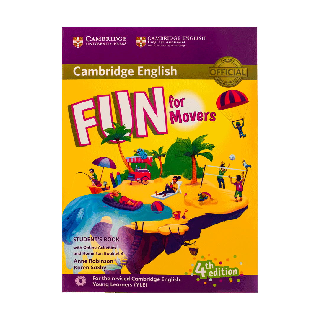 کتاب فان فور موورز Fun for Movers Students Book 4th