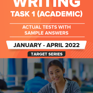 کتاب IELTS Writing Task 1 Academic Actual test January - April 2022