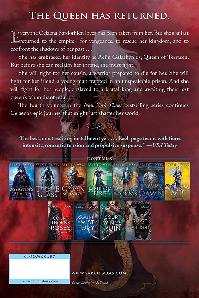 کتاب Queen of Shadows Throne of Glass 4 by Sarah J Maas