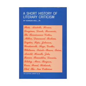 A short history of literary criticism-Hall