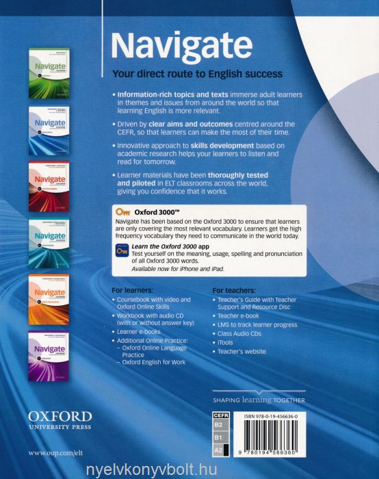 کتاب نویگیت المنتری Navigate A2 Elementary