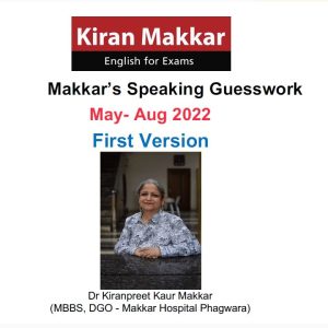 کتاب Makkar IELTS Speaking Guesswork May- Aug 2022