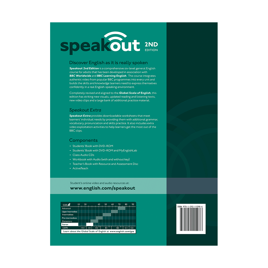 کتاب اسپیک اوت استارتر ویرایش دوم Speakout 2nd Starter (SB+WB)