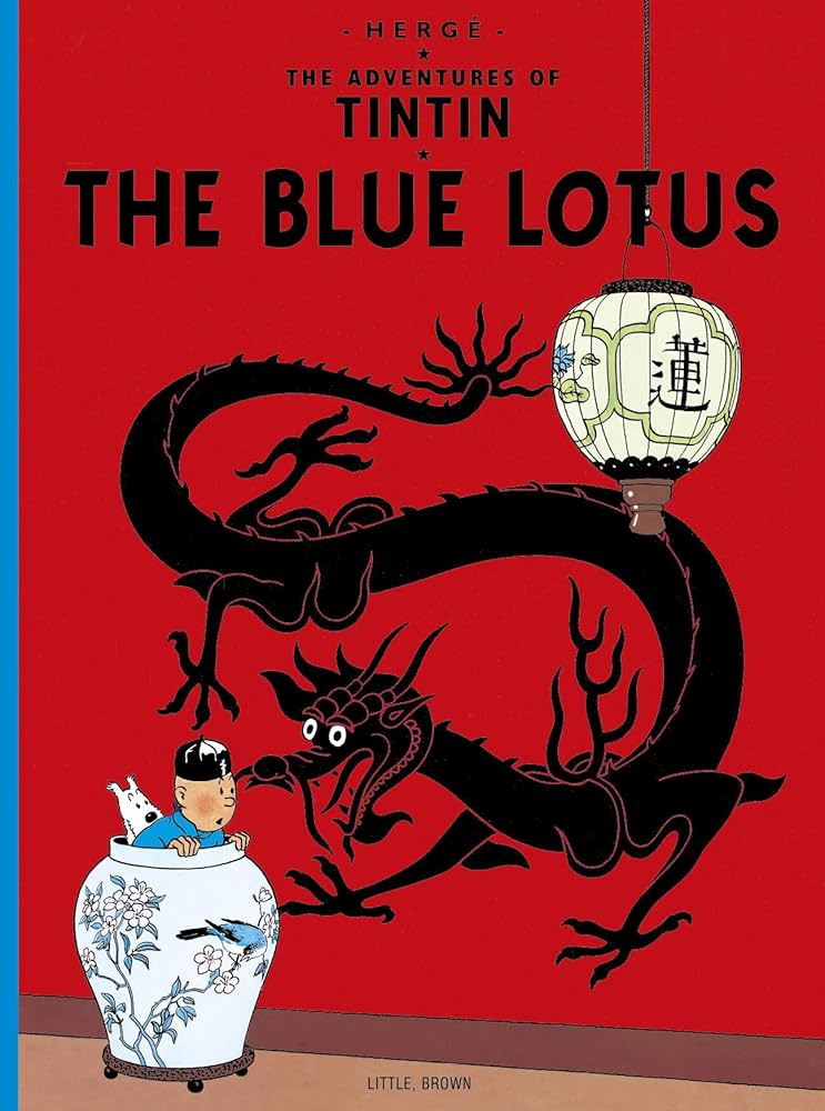 کتاب Tintin The Blue Lotus by Hergé