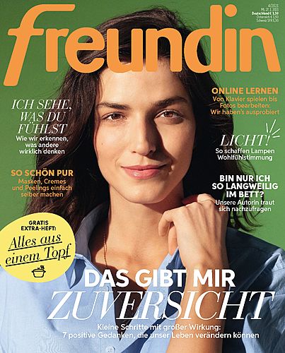 مجله زبان آلمانی FREUNDIN 4/2021 "DAS GIBT MIR"