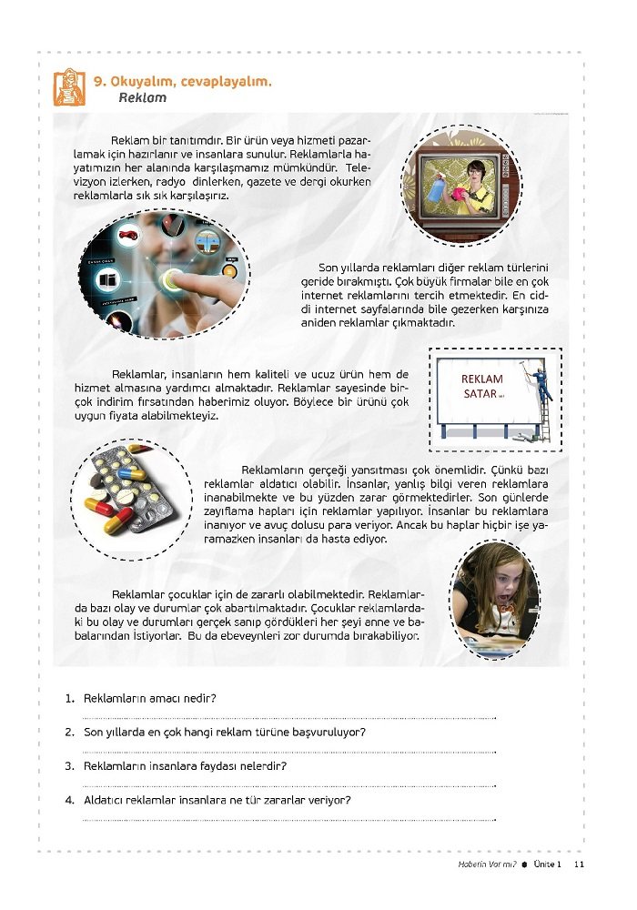 کتاب Yedi İklim Türkçe B1