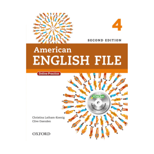 کتاب امریکن انگلیش فایل 4 ویرایش دوم American English File 4 (2nd) SB+WB