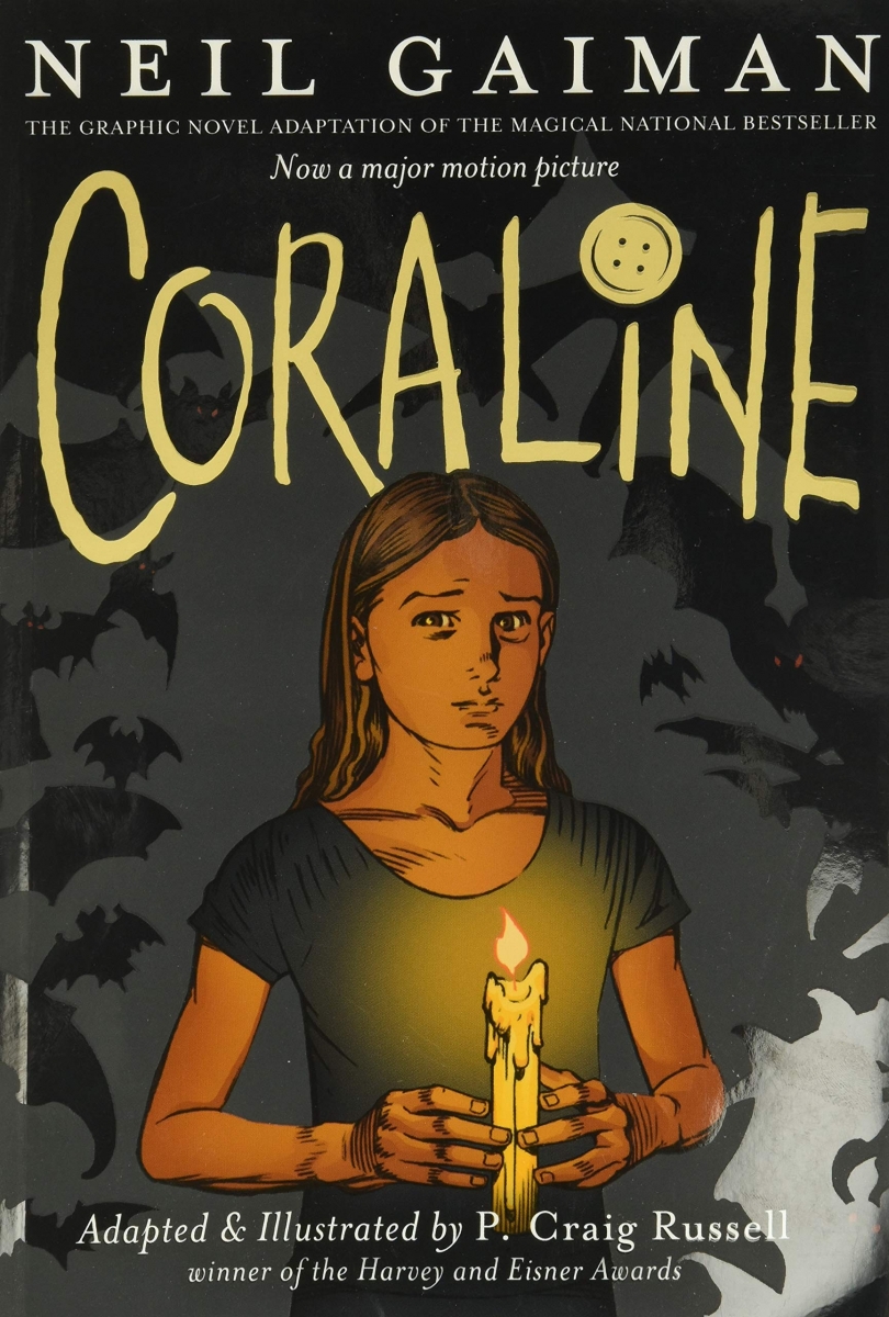 کتاب Coraline by Neil Gaiman رنگی