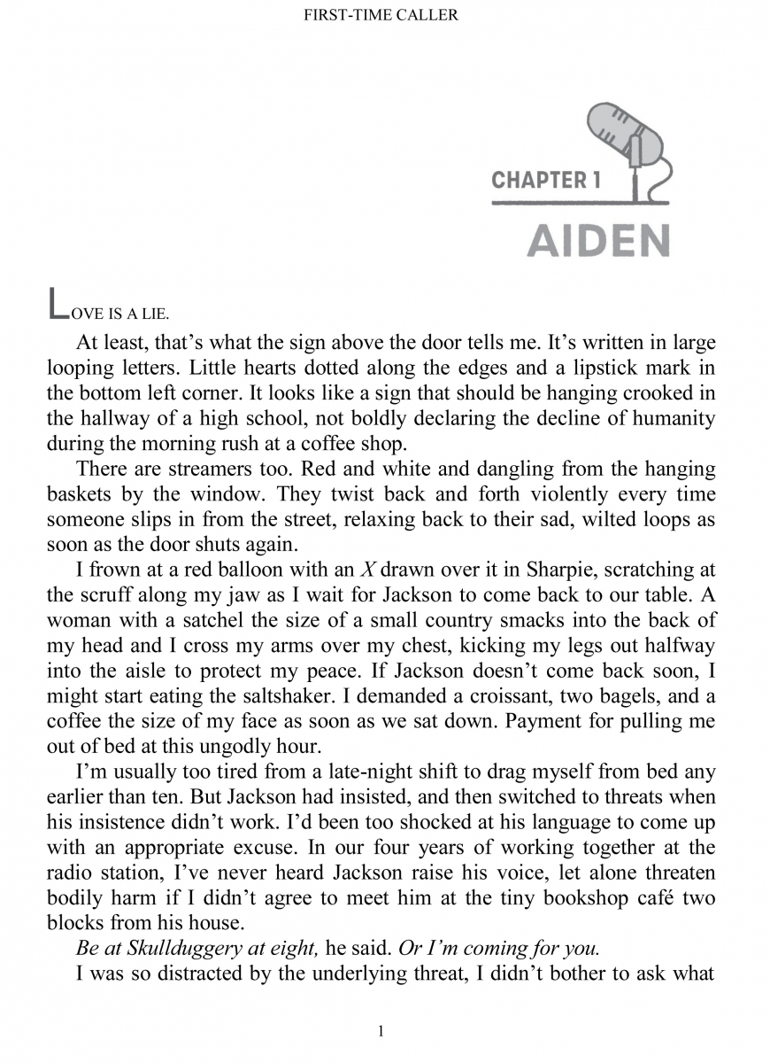 کتاب First Time Caller by B.K. Borison