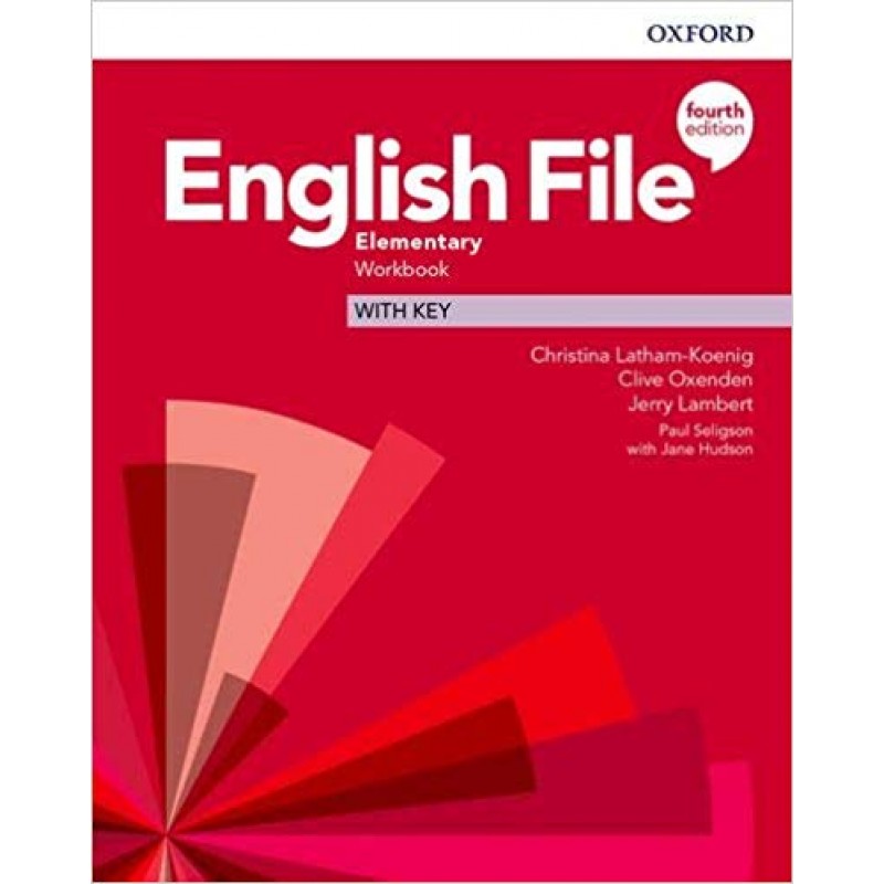 کتاب انگلیش فایل المنتری ویرایش چهارم English File Elementary 4th Edition SB+WB