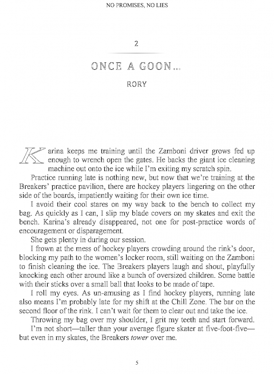 کتاب No Promises No Lies: A mafia hockey romance (Devils & Darlings)