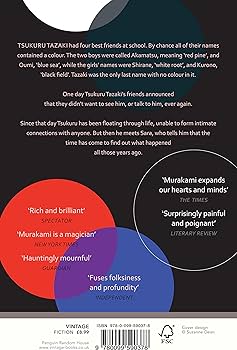 کتاب Colorless Tsukuru and His Years of Pilgrimage by Murakami