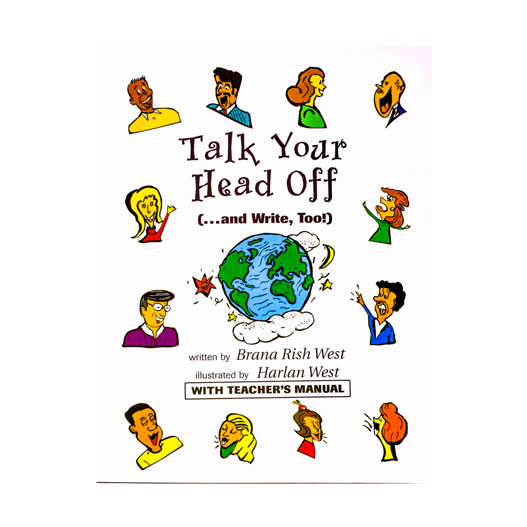کتاب Talk Your Head off سیاه و سفید