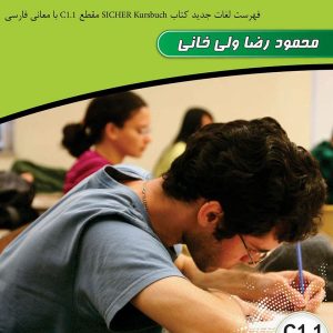 کتاب واژه نامه آلمانی فارسی SICHER C1.1