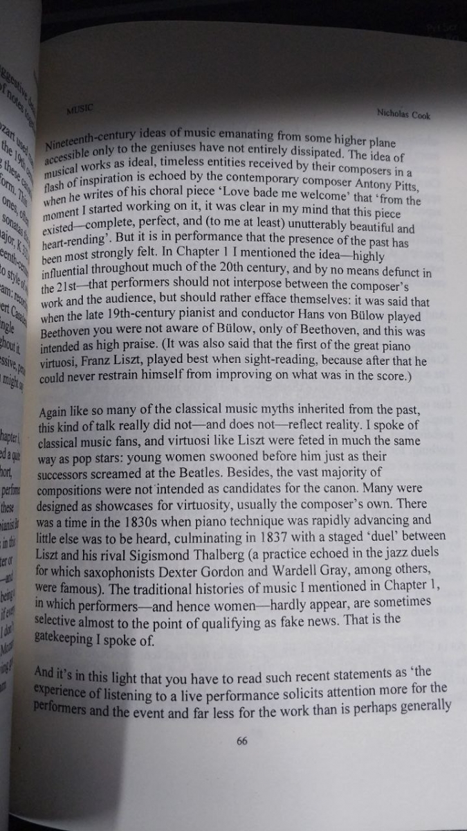 کتاب Music A very short introduction By Nicholas Cook