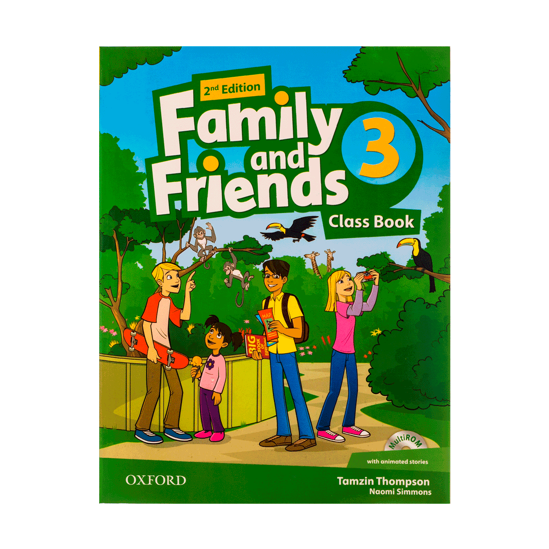 کتاب فمیلی اند فرندز 3 بریتیش Family and Friends 3 (2nd) SB+WB