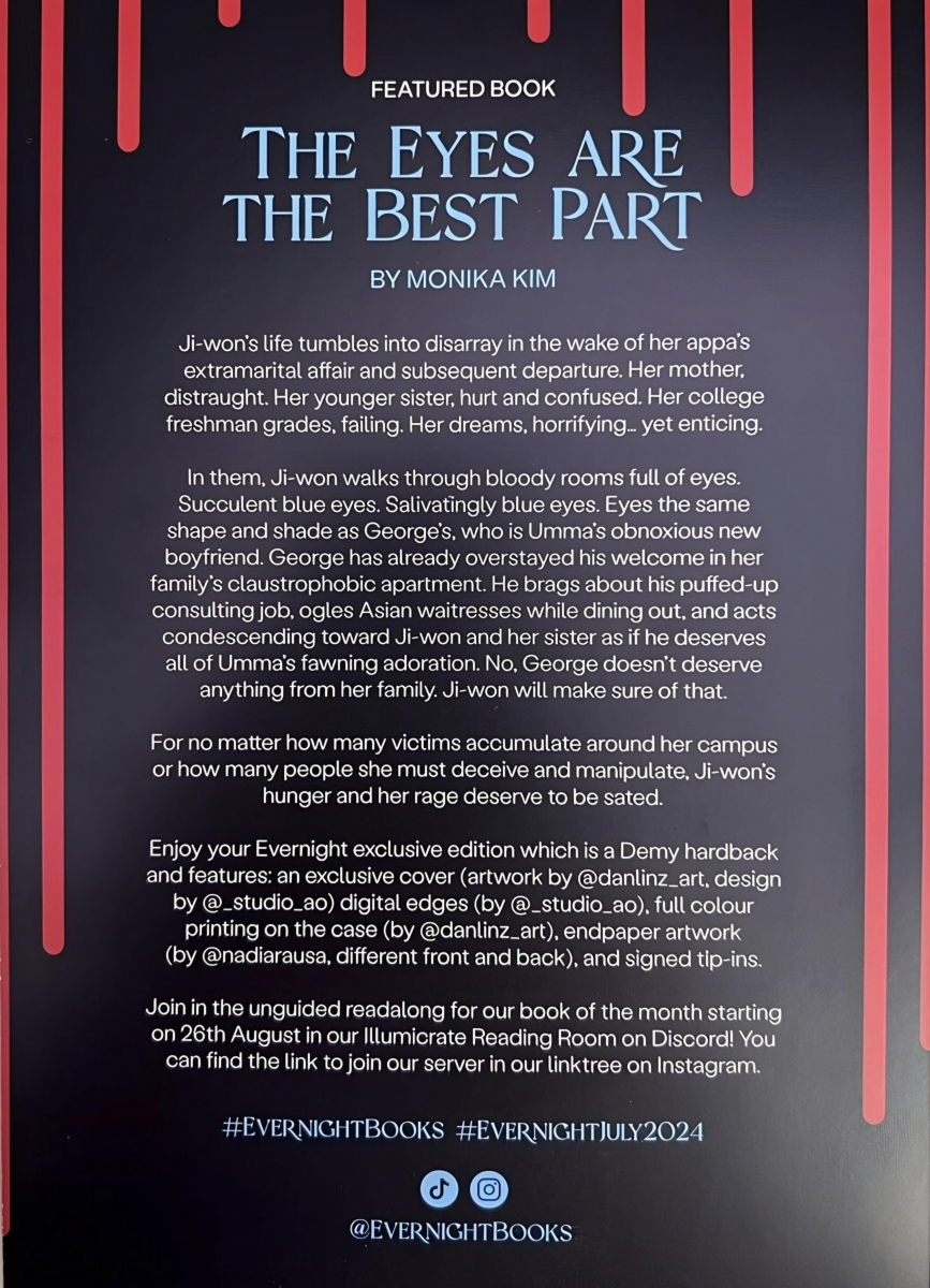 کتاب The Eyes Are The Best Part By Monika Kim