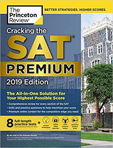 کتاب Cracking the SAT Premium Edition with 8 Practice Tests 2019