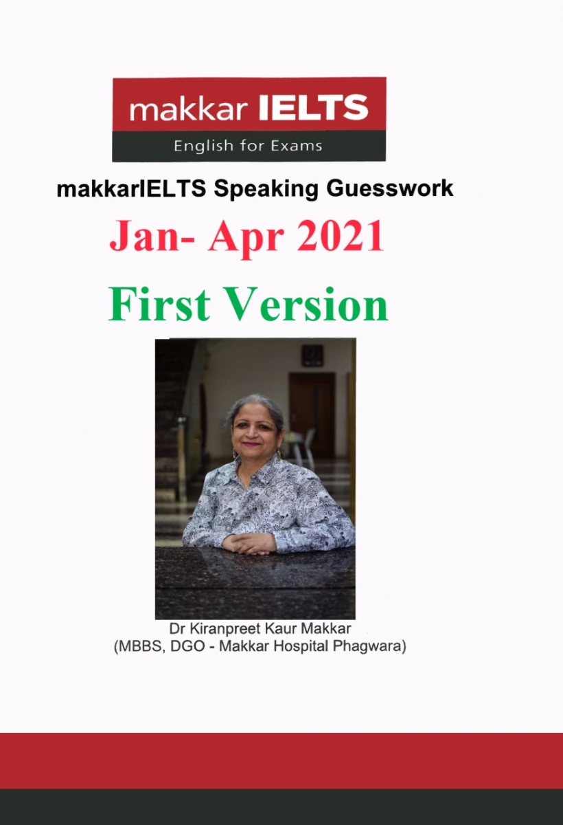 کتاب MAKKAR IELTS SPEAKING GUESSWORK JAN-APR 2021
