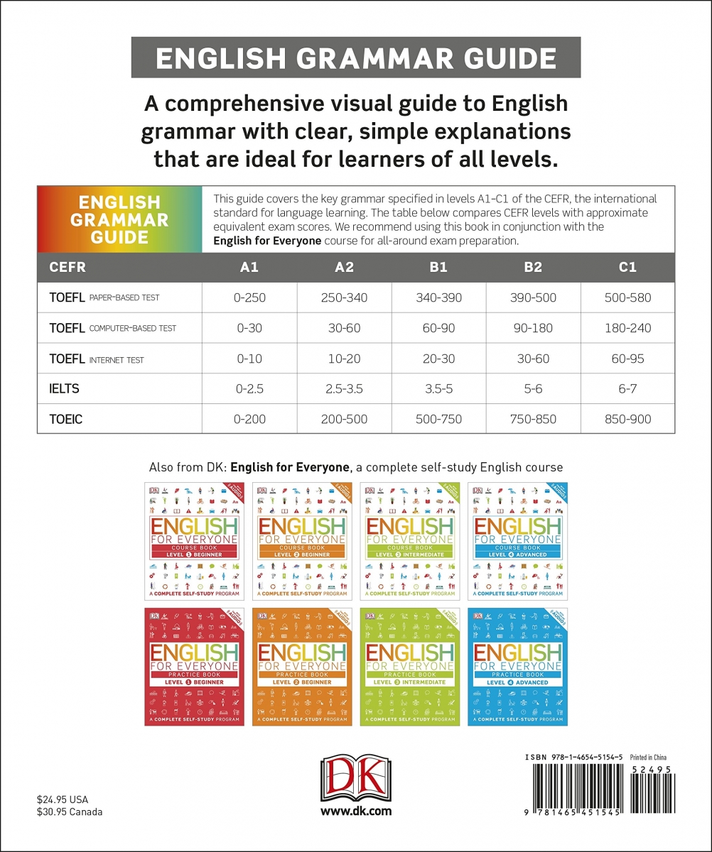 کتاب انگلیش فور اوری وان انگلیش گرامر 2019 English for Everyone English Grammar Guide رنگی