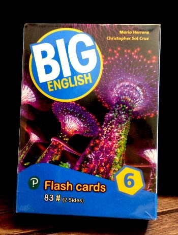 فلش کرات بیگ انگلیش 6 BIG English 6 Second edition FlashCards