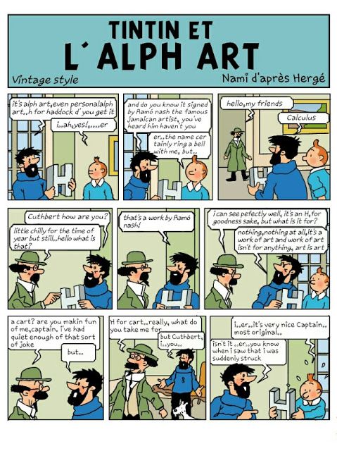 Tintin and Alph-Art (The Adventures of Tintin) by Hergé