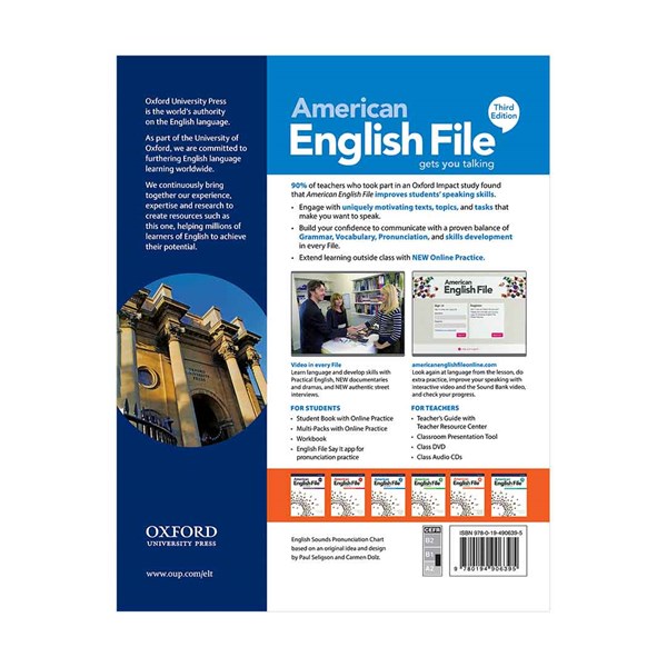 کتاب امریکن انگلیش فایل 2 ویرایش سوم American English File 2 3rd SB+WB وزیری