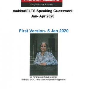 کتاب Makkar IELTS Speaking Guesswork June - Aug 2020