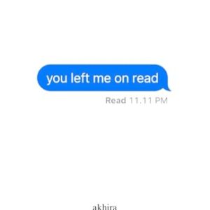 کتاب You Left Me On Read by Akhira