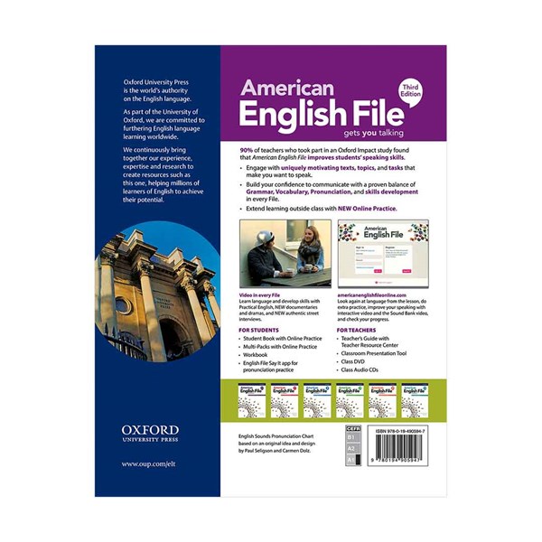 کتاب امریکن انگلیش فایل استارتر ویرایش سوم American English File Starter 3rd