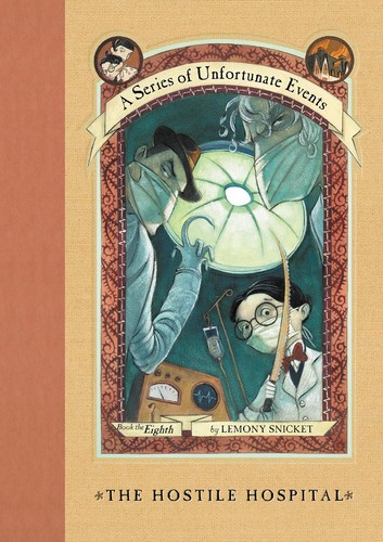 کتاب A Series of Unfortunate Events 8: The Hostile Hospital by Lemony Snicket