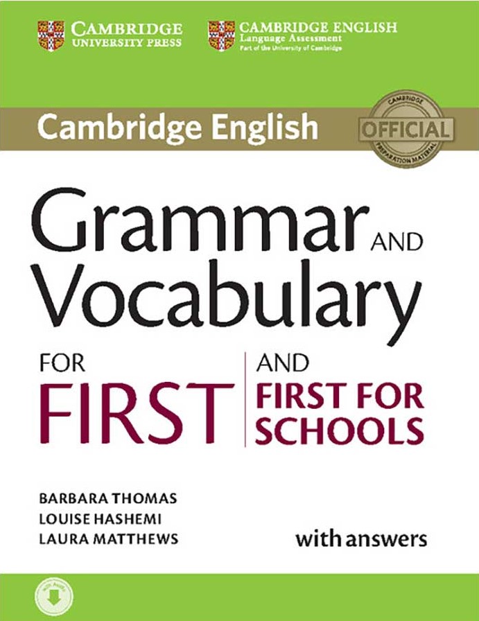 کتاب Grammar and Vocabulary for First and First for School