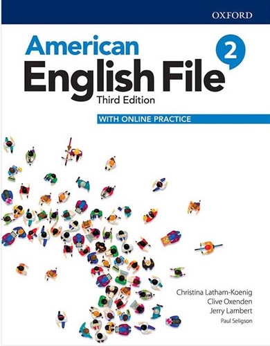 کتاب امریکن انگلیش فایل 2 ویرایش سوم American English File 2 3rd SB+WB وزیری