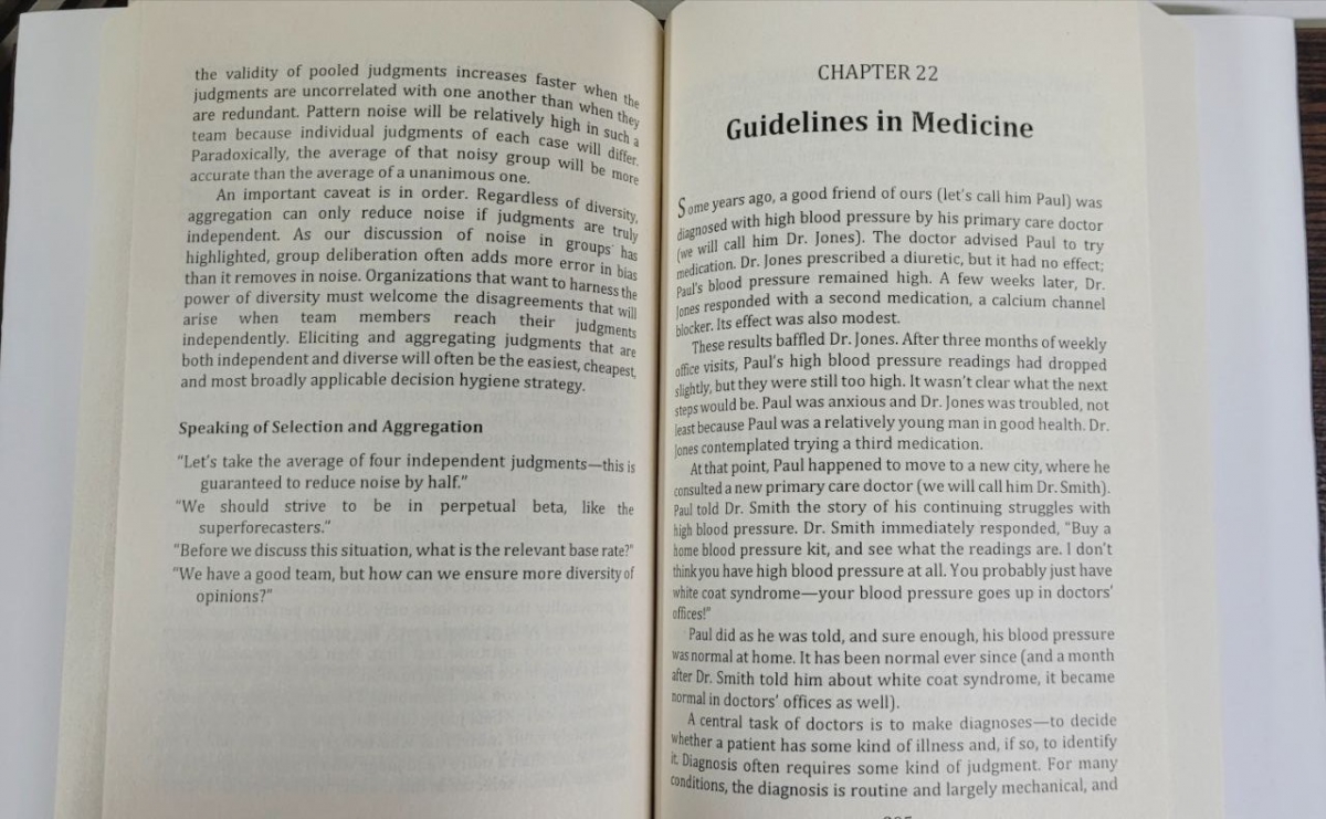 کتاب Noise by Daniel Kahneman