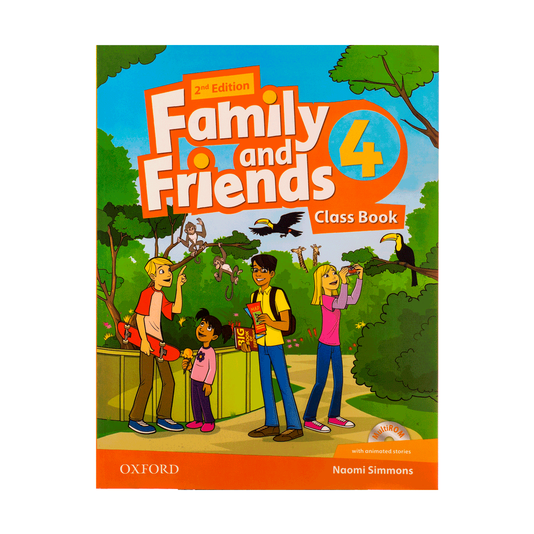 کتاب فمیلی اند فرندز 4 بریتیش Family and Friends 4 (2nd) SB+WB