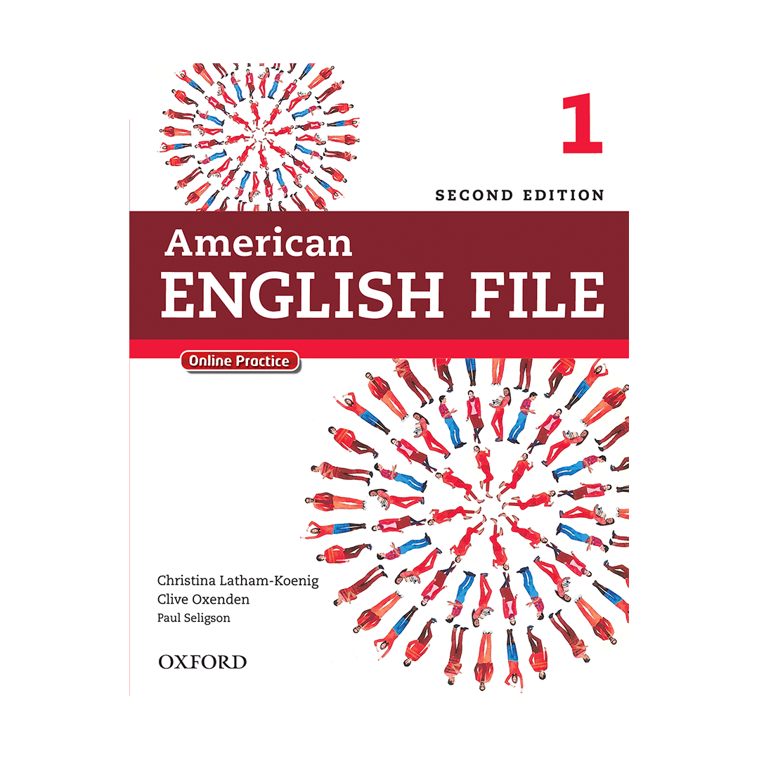 کتاب امریکن انگلیش فایل 1 ویرایش دوم American English File 1 (2nd) SB+WB